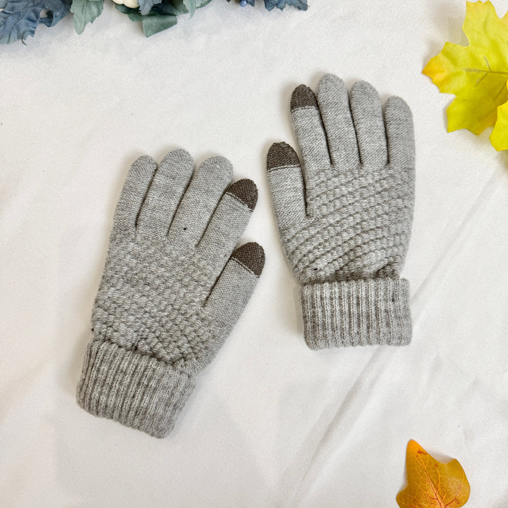 Winter Knitted Style Gloves with Touch Screen